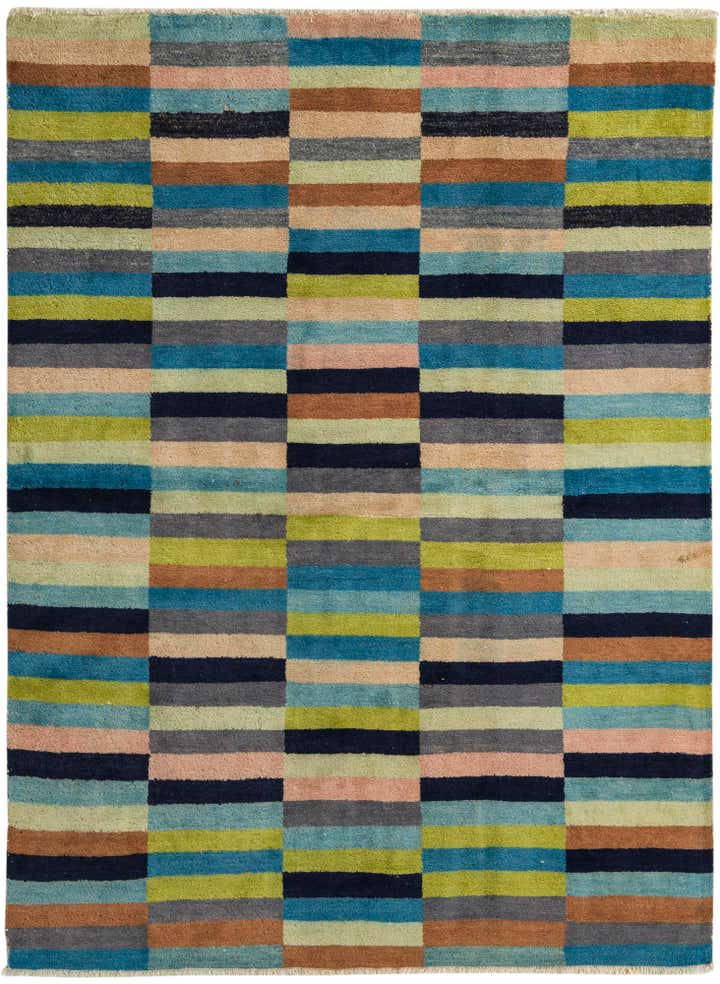5' 5 x 7' 3 Hand Knotted Modern Ziegler Rug