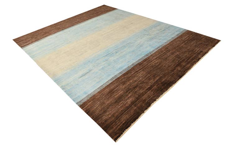 Detail image of 8' x 9' 10 Hand Knotted Modern Ziegler Rug