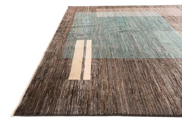 7' 3 x 9' 10 Hand Knotted Modern Ziegler Rug