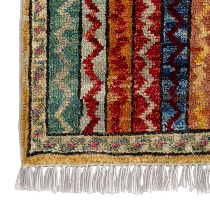1' 4 x 2' Hand Knotted Modern Ziegler Rug