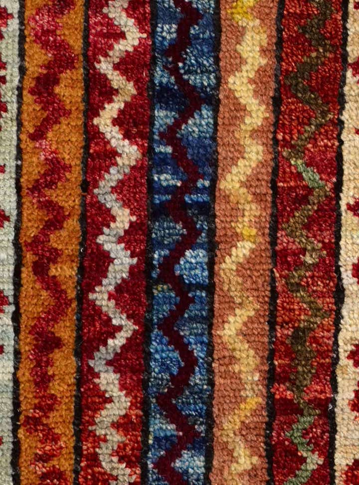1' 4 x 2' Hand Knotted Modern Ziegler Rug