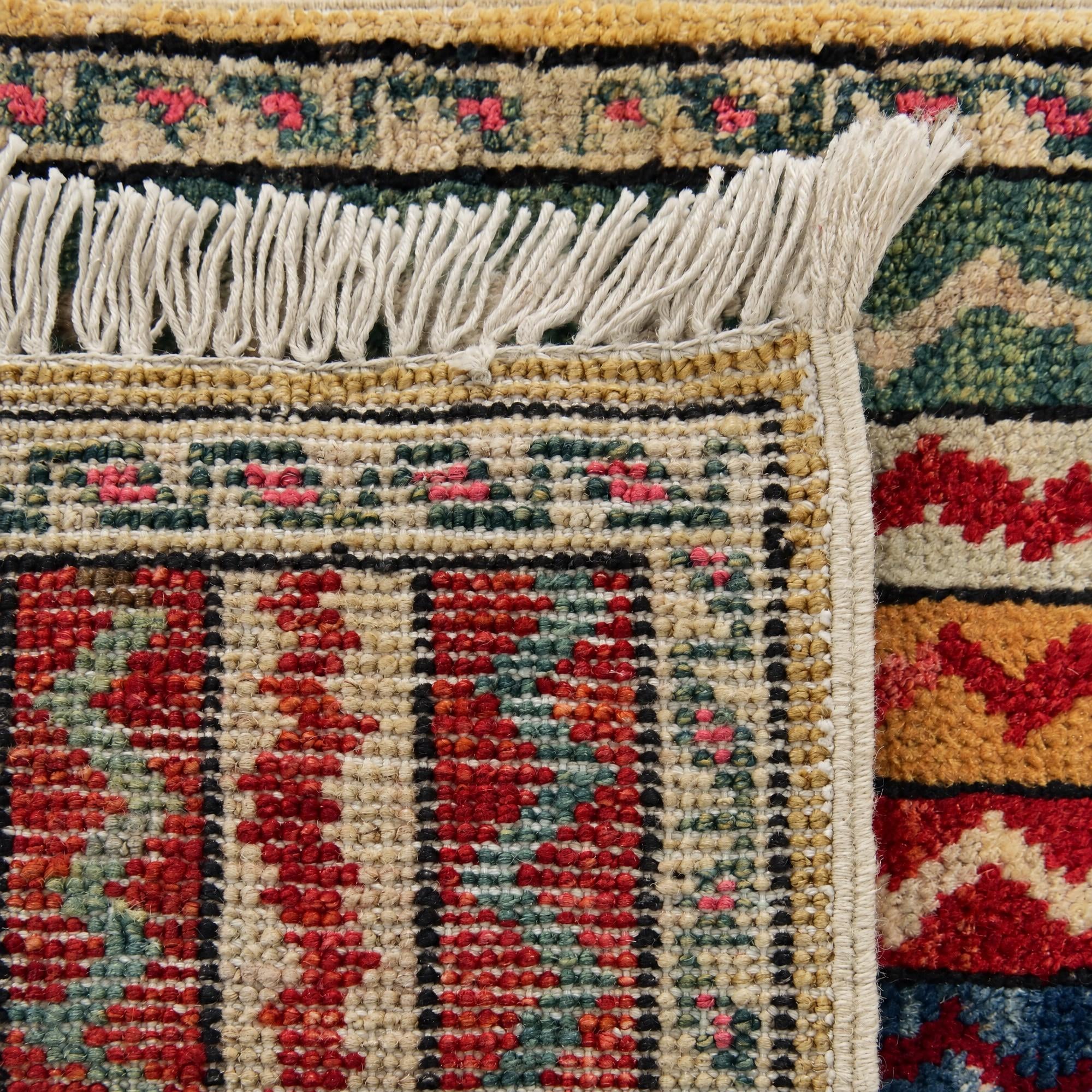 40cm x 60cm Hand Knotted Modern Ziegler Rug