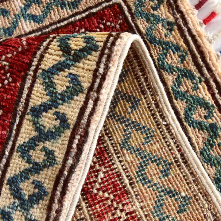 1' 4 x 2' Hand Knotted Modern Ziegler Rug