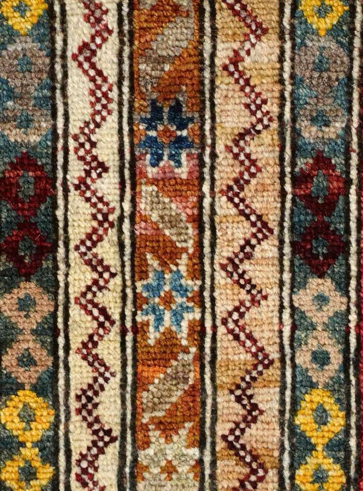1' 4 x 2' Hand Knotted Modern Ziegler Rug