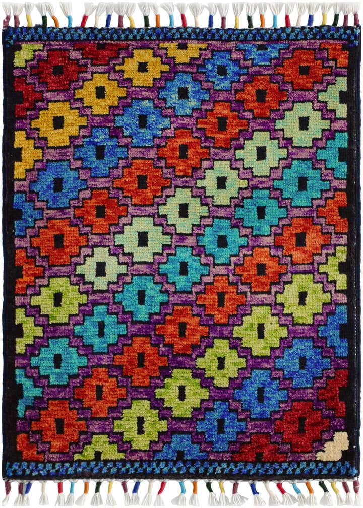 1' 6 x 2' 2 Hand Knotted Modern Ziegler Rug