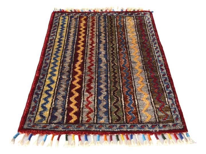 1' 5 x 2' 1 Hand Knotted Modern Ziegler Rug