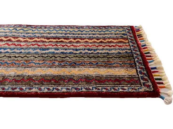 Detail image of 1' 5 x 2' 1 Hand Knotted Modern Ziegler Rug
