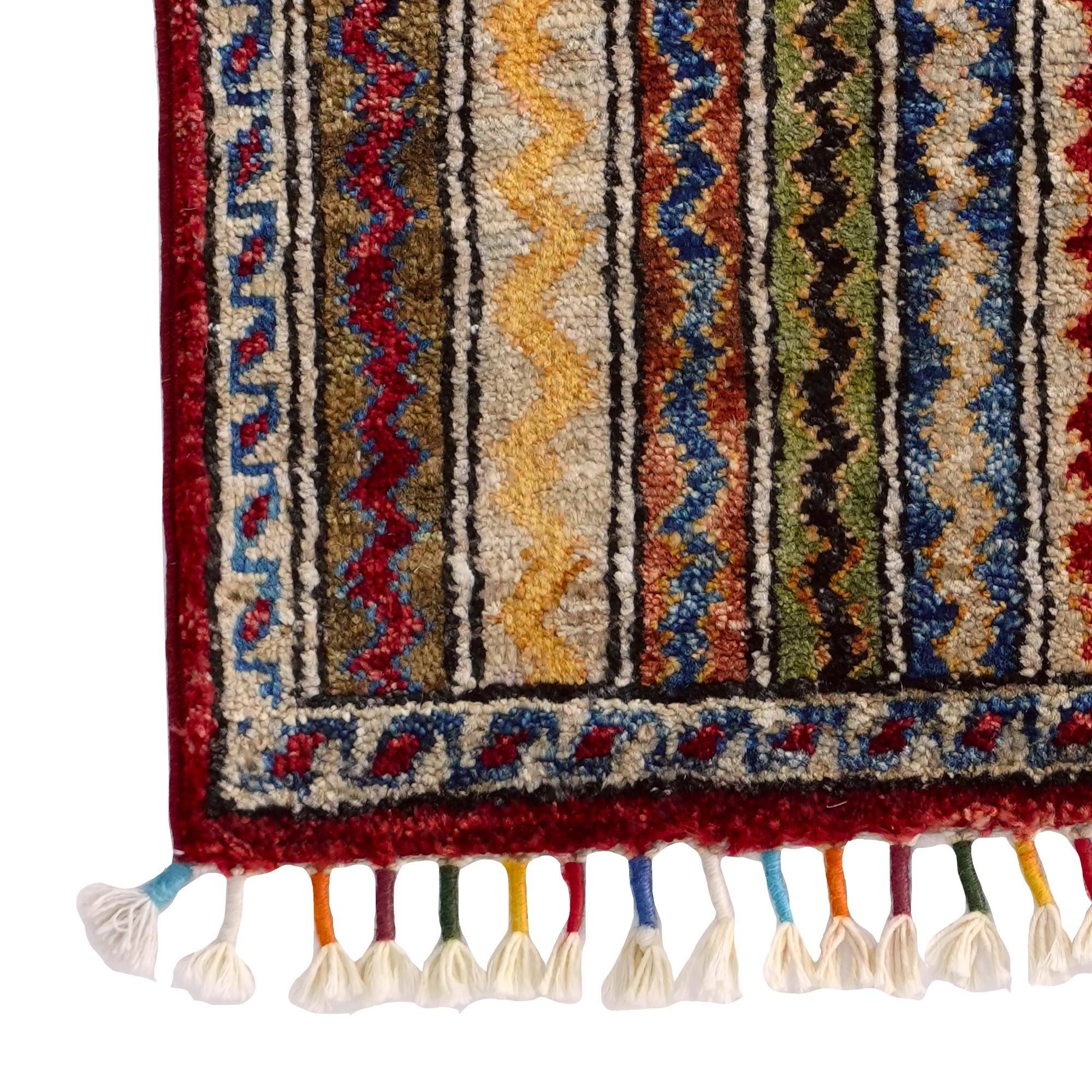 1' 5 x 2' 1 Hand Knotted Modern Ziegler Rug