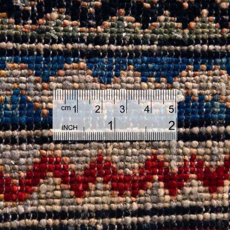 Detail image of 1' 5 x 2' 1 Hand Knotted Modern Ziegler Rug