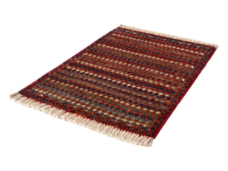 Detail image of 1' 4 x 2' Hand Knotted Modern Ziegler Rug