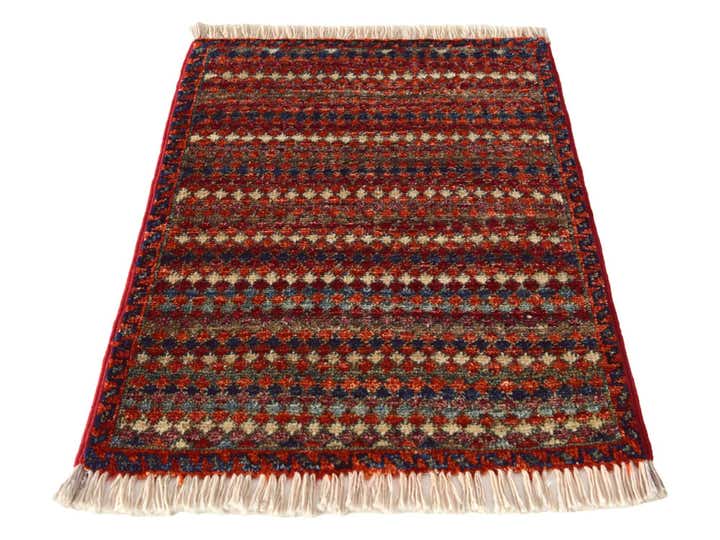 1' 4 x 2' Hand Knotted Modern Ziegler Rug