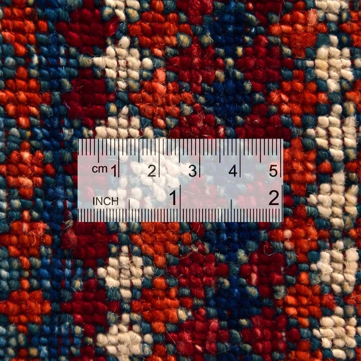Detail image of 1' 4 x 2' Hand Knotted Modern Ziegler Rug