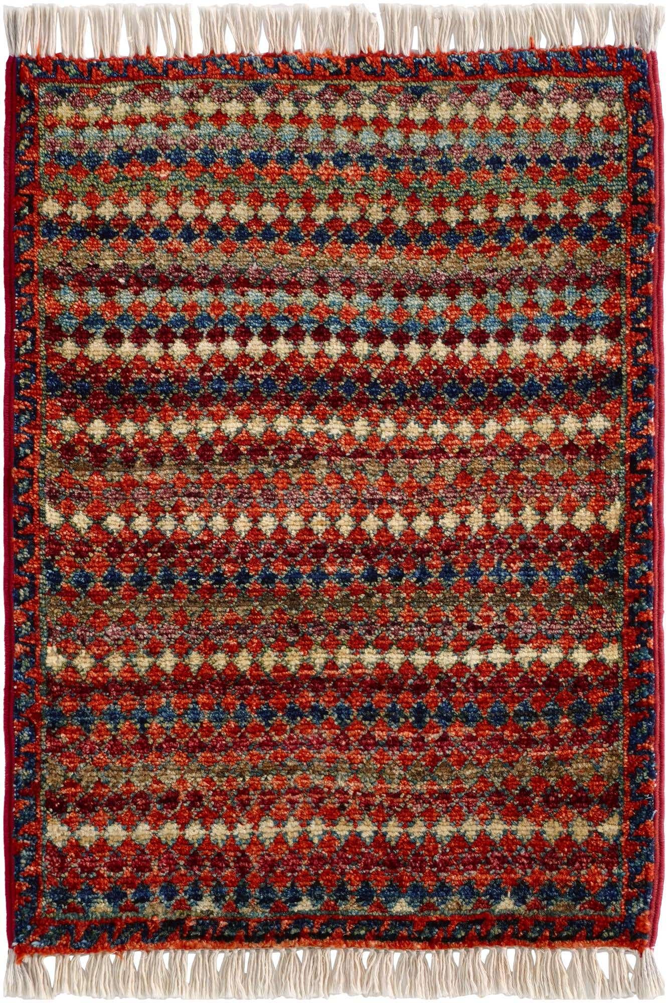 1' 4 x 2' Hand Knotted Modern Ziegler Rug