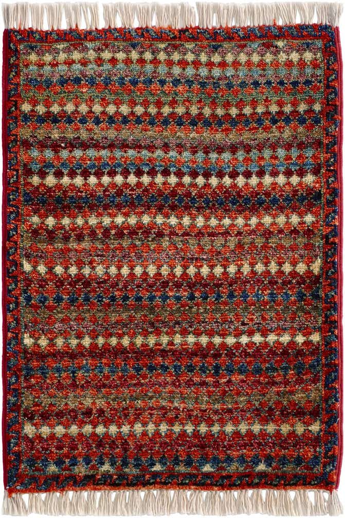 1' 4 x 2' Hand Knotted Modern Ziegler Rug