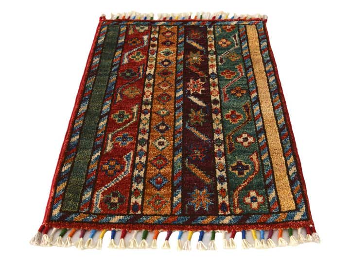1' 5 x 2' 1 Hand Knotted Modern Ziegler Rug