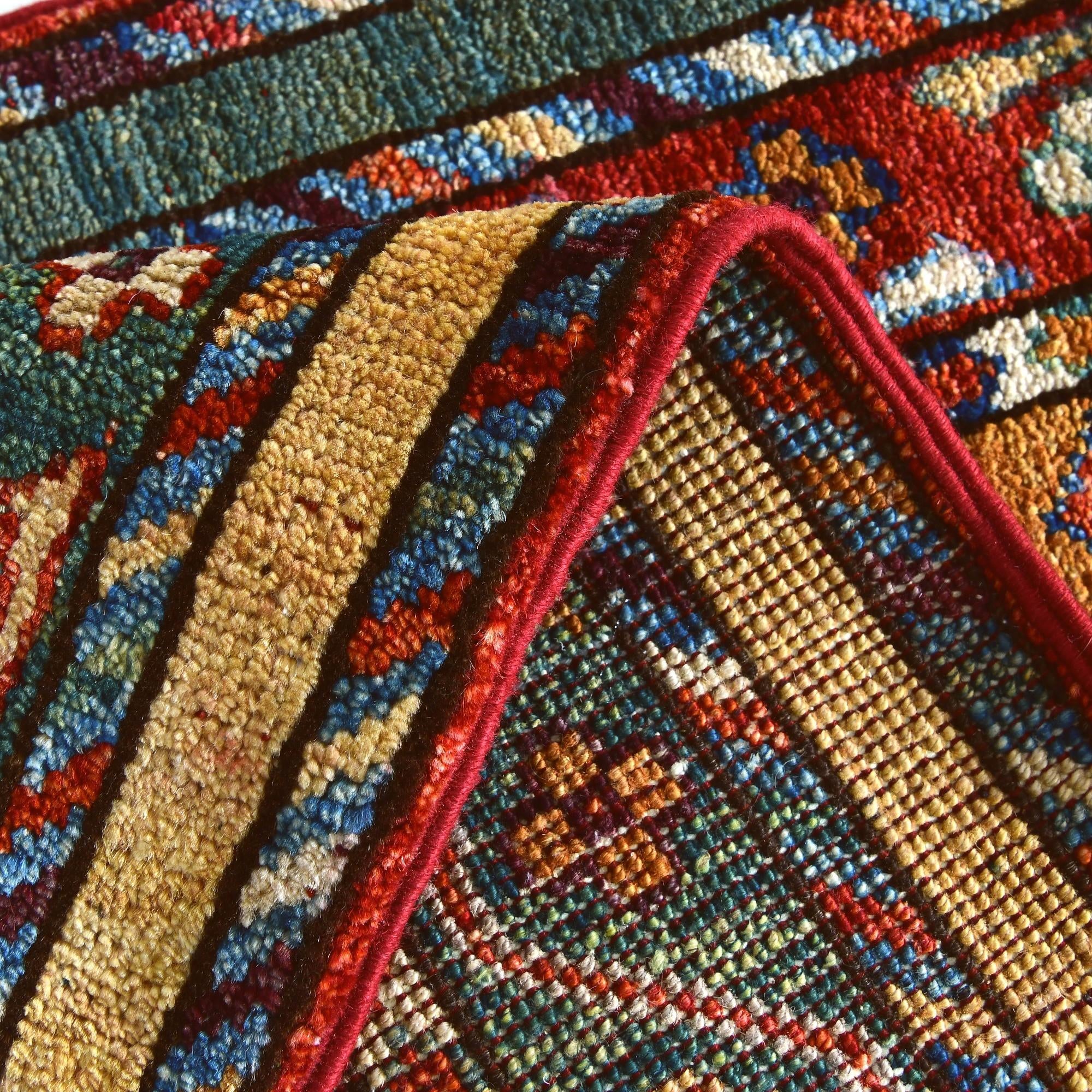 1' 5 x 2' 1 Hand Knotted Modern Ziegler Rug
