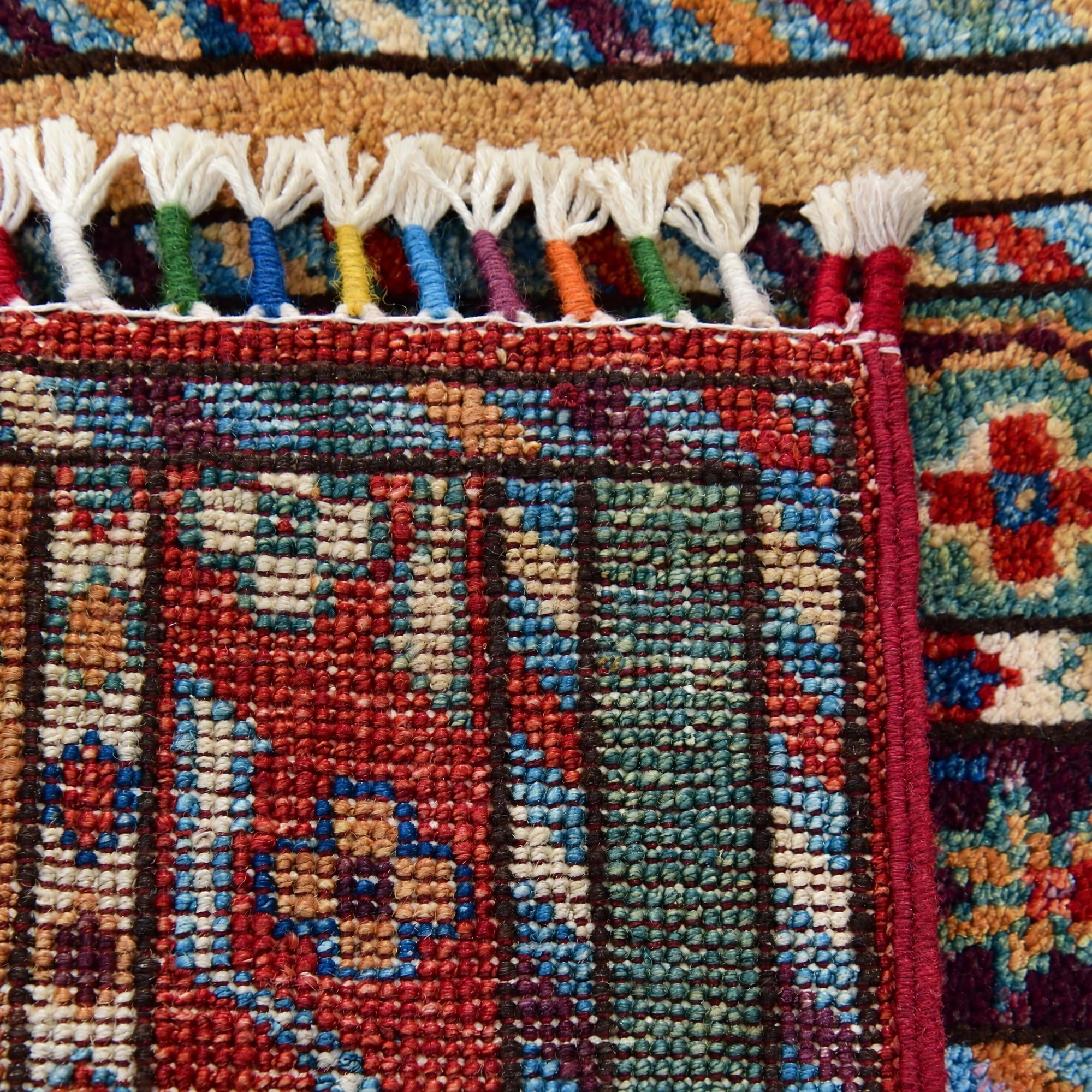 45cm x 65cm Hand Knotted Modern Ziegler Rug