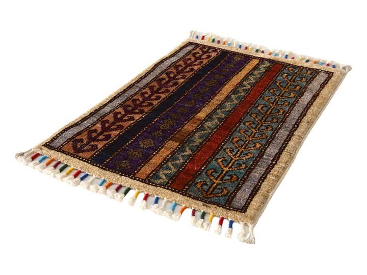 1' 5 x 2' Hand Knotted Modern Ziegler Rug
