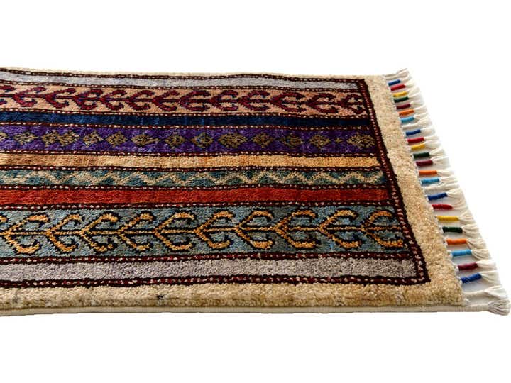1' 5 x 2' Hand Knotted Modern Ziegler Rug