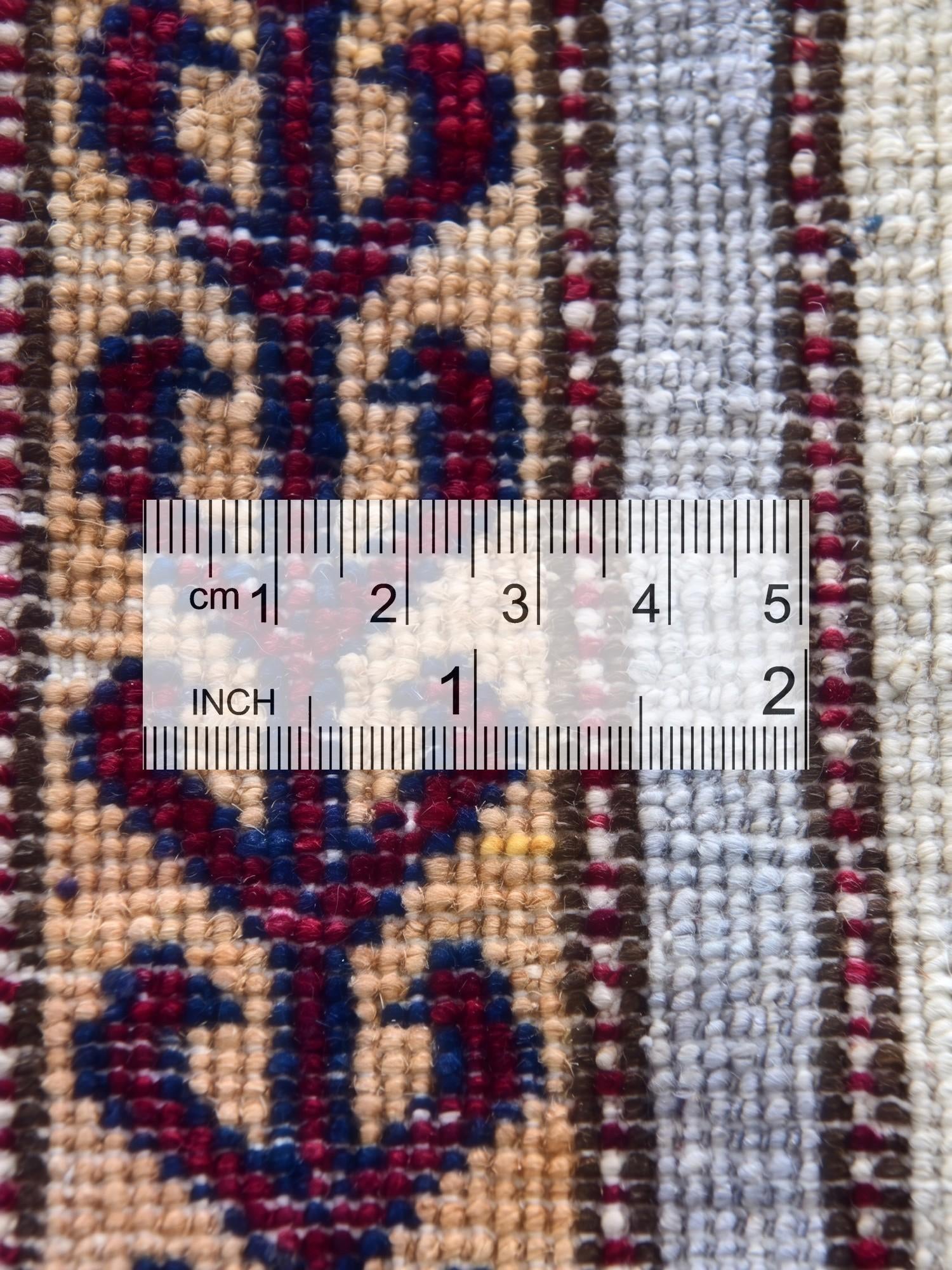 1' 5 x 2' Hand Knotted Modern Ziegler Rug