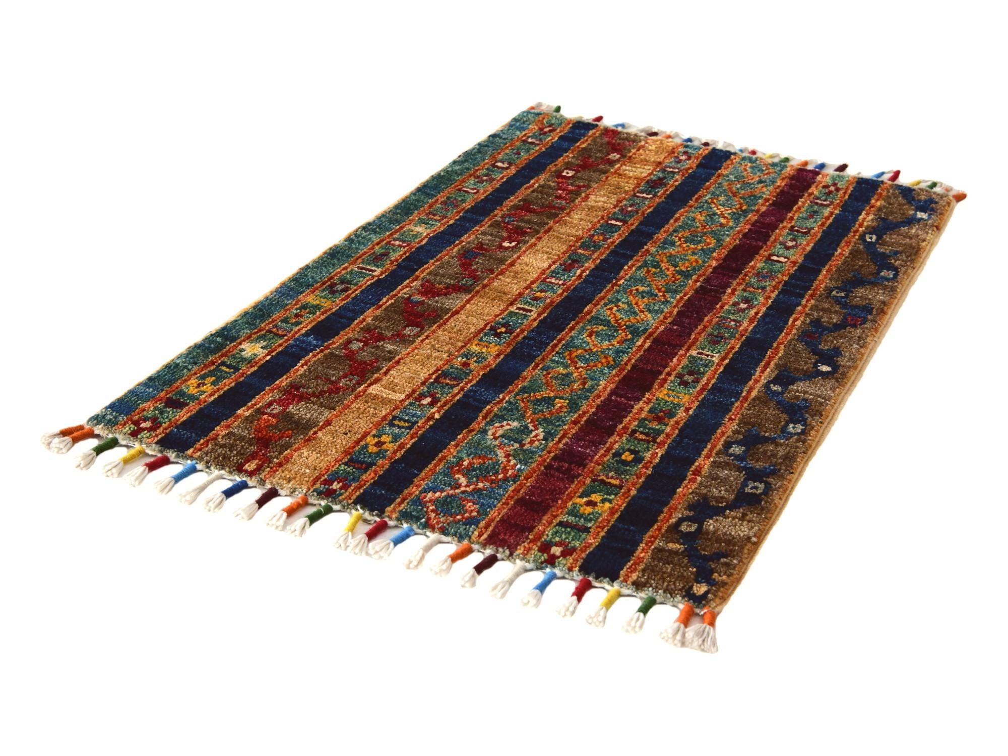 1' 6 x 2' 2 Hand Knotted Modern Ziegler Rug