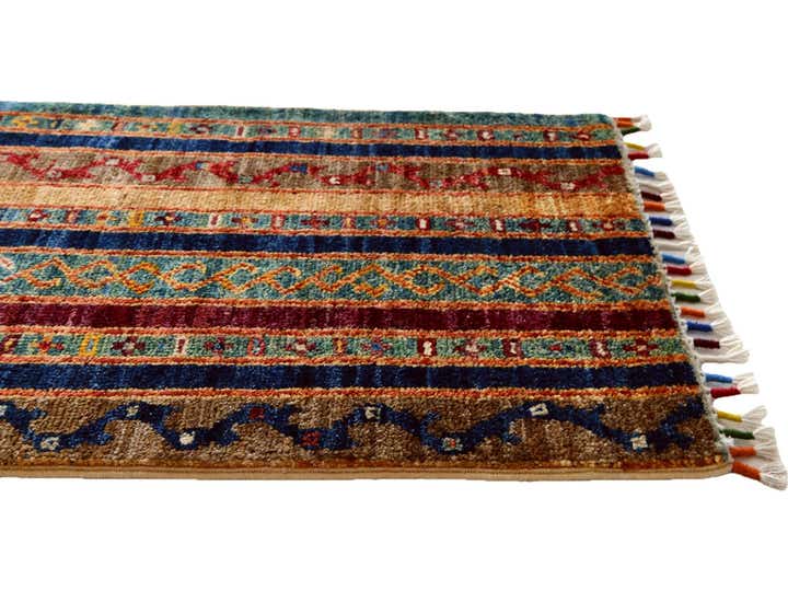 1' 6 x 2' 2 Hand Knotted Modern Ziegler Rug