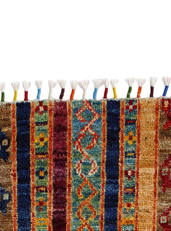 Detail image of 1' 6 x 2' 2 Hand Knotted Modern Ziegler Rug