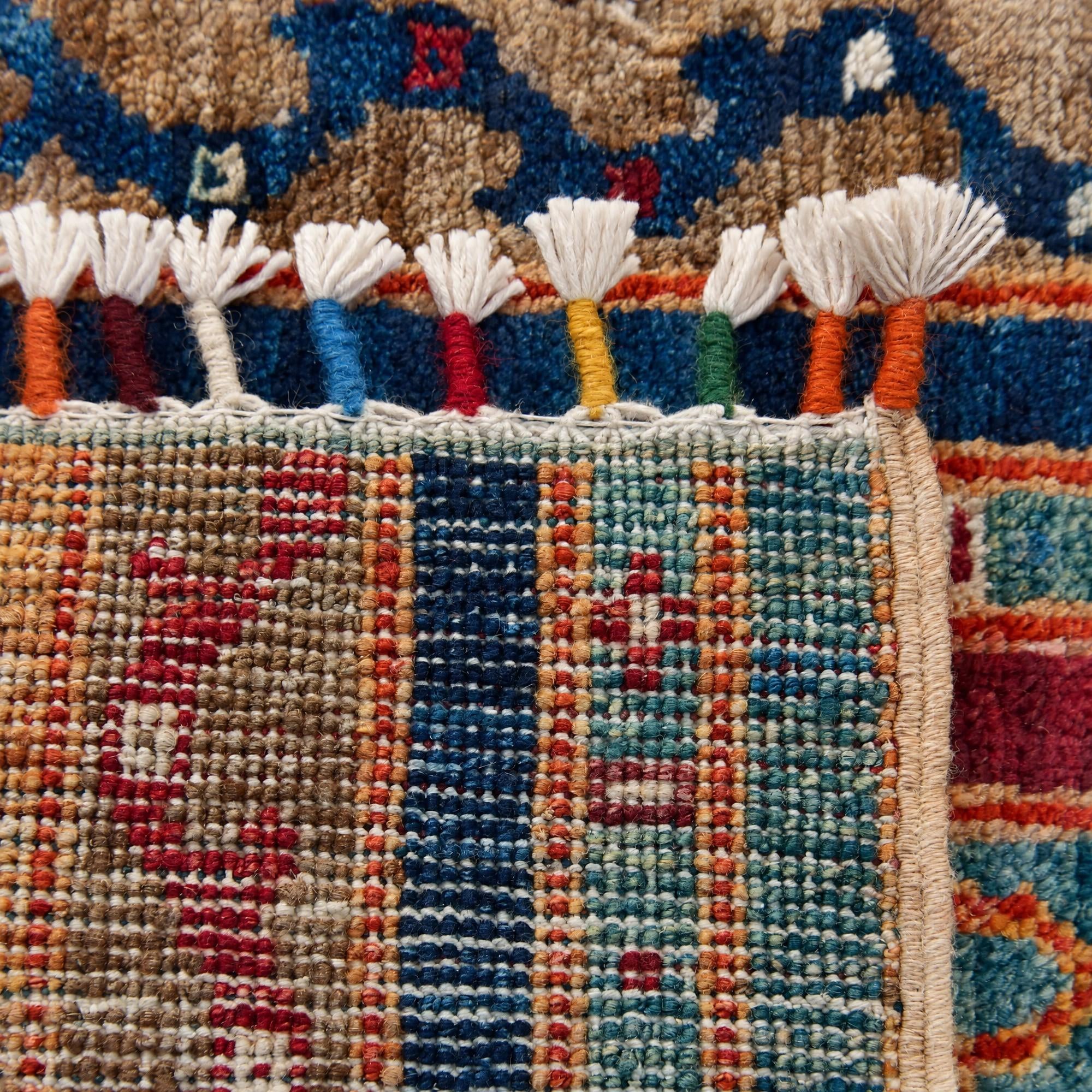 Detail image 12 of 12: 1' 6 x 2' 2 Hand Knotted Modern Ziegler Rug