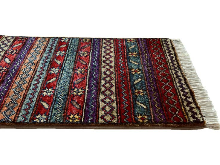 Detail image of 1' 5 x 2' Hand Knotted Modern Ziegler Rug