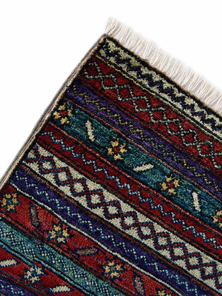 1' 5 x 2' Hand Knotted Modern Ziegler Rug
