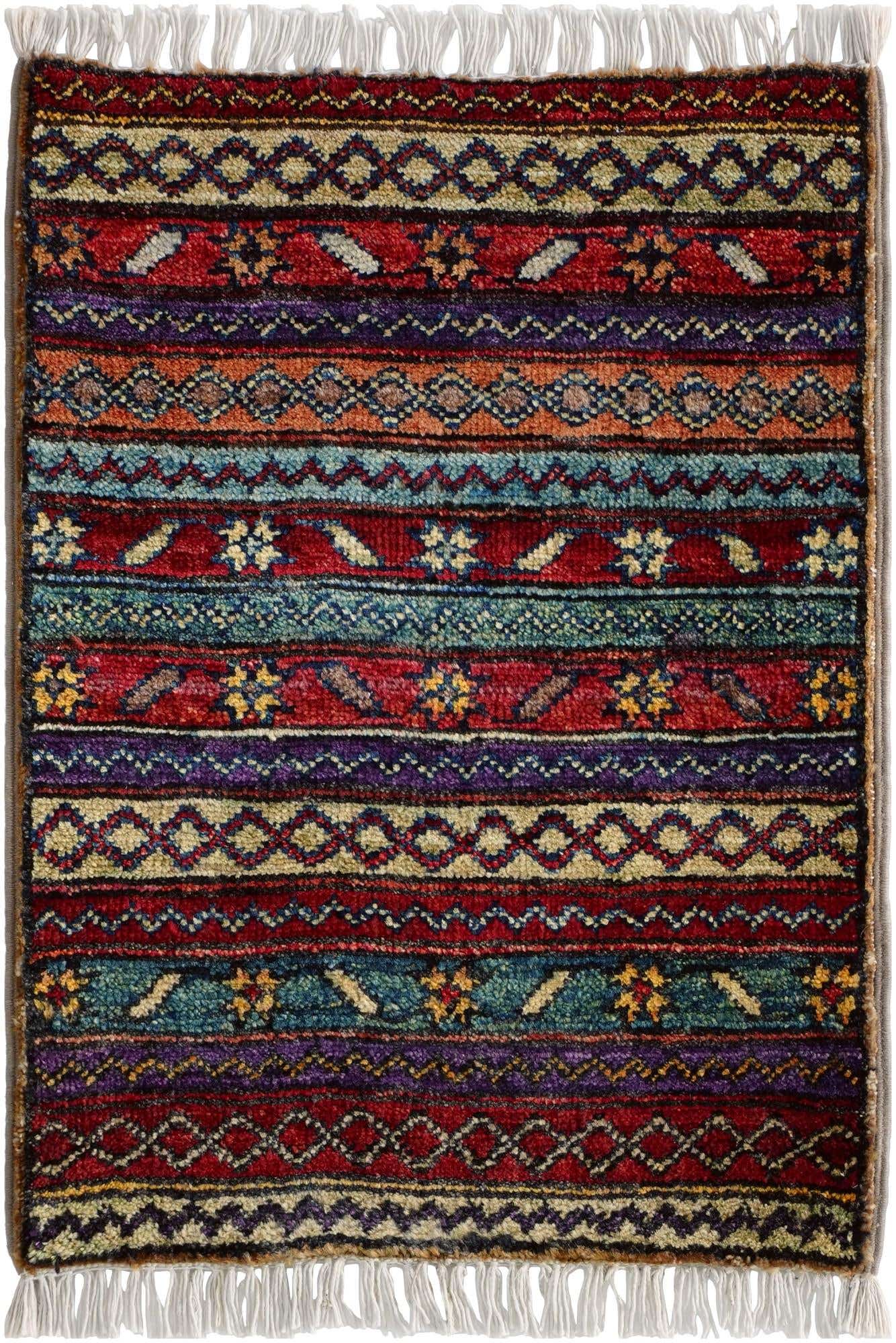 1' 5 x 2' Hand Knotted Modern Ziegler Rug