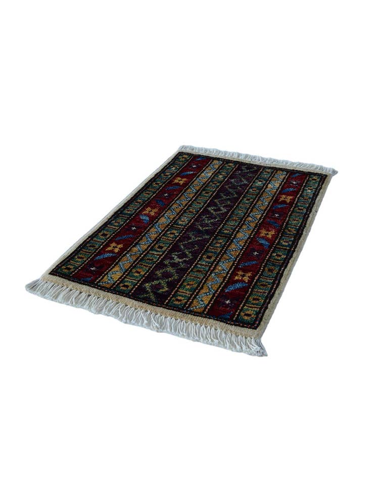 Detail image of 1' 4 x 2' 1 Hand Knotted Modern Ziegler Rug