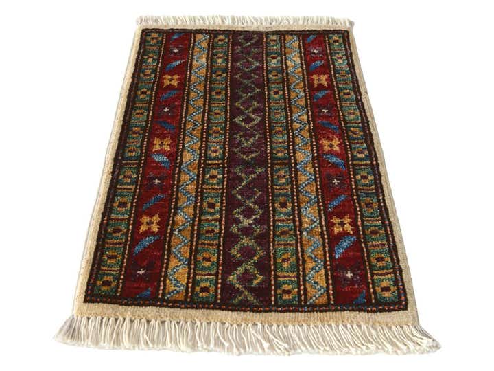 1' 4 x 2' 1 Hand Knotted Modern Ziegler Rug