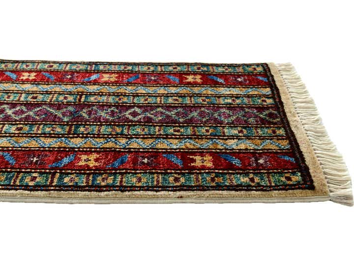 1' 4 x 2' 1 Hand Knotted Modern Ziegler Rug
