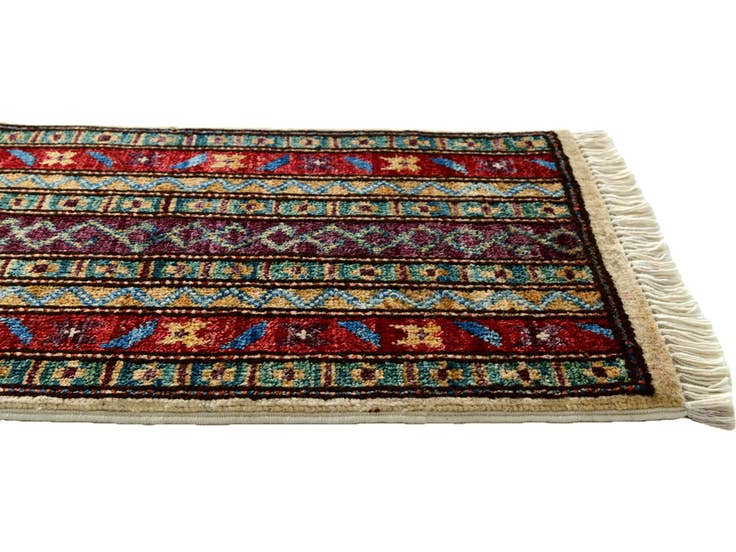 Detail image of 1' 4 x 2' 1 Hand Knotted Modern Ziegler Rug