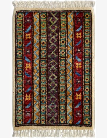 1' 4 x 2' 1 Hand Knotted Modern Ziegler Rug