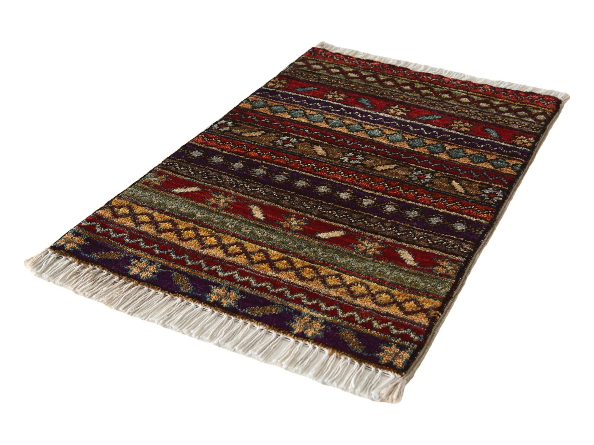 1' 5 x 2' Hand Knotted Modern Ziegler Rug