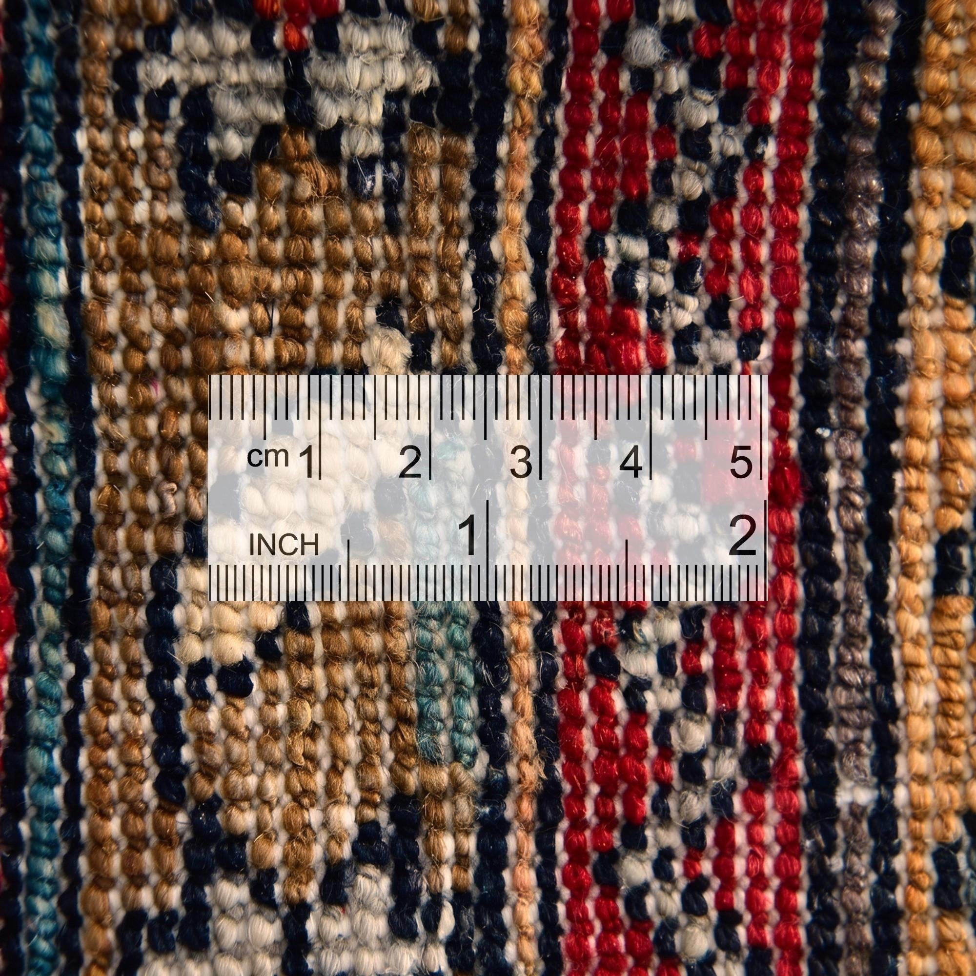 1' 5 x 2' Hand Knotted Modern Ziegler Rug