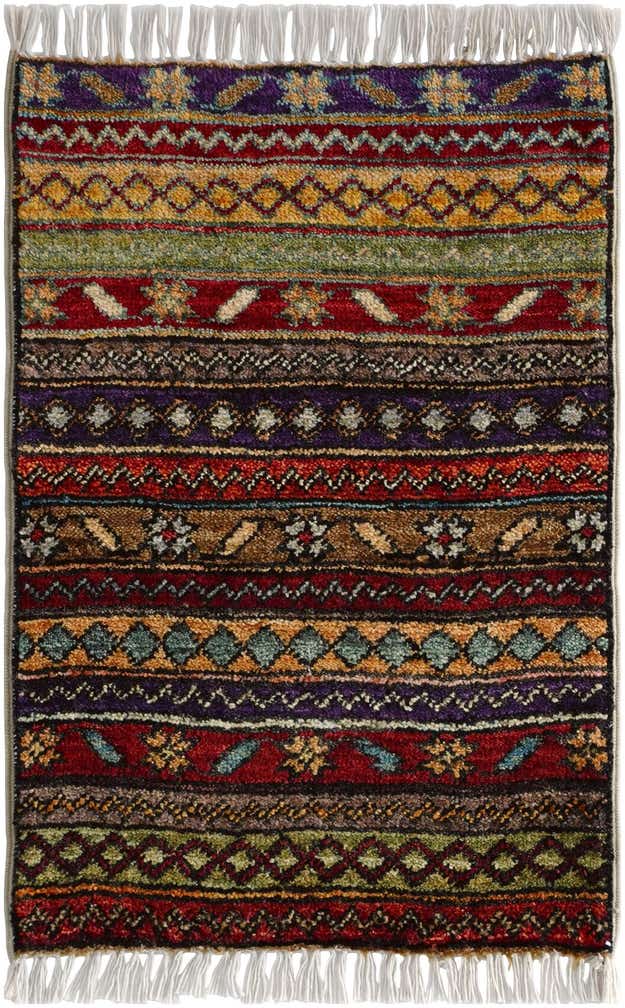 1' 5 x 2' Hand Knotted Modern Ziegler Rug