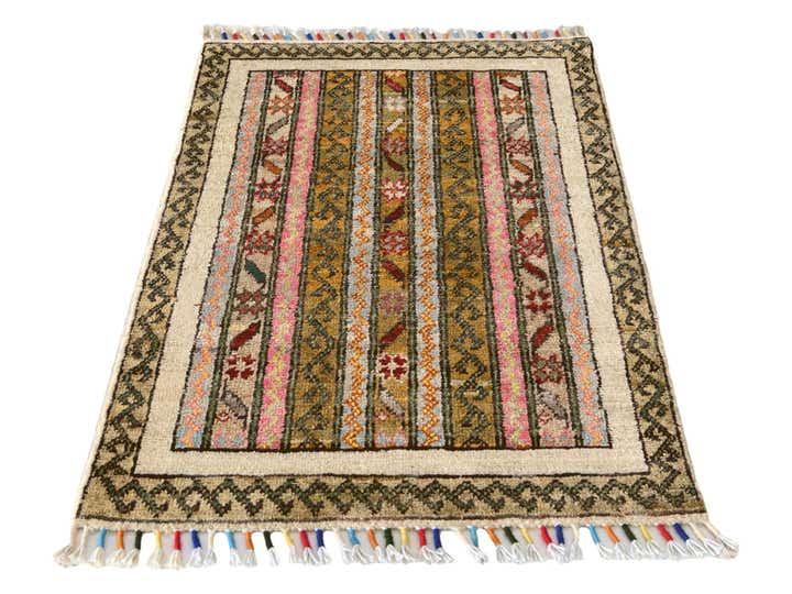 2' x 2' 11 Hand Knotted Modern Ziegler Rug