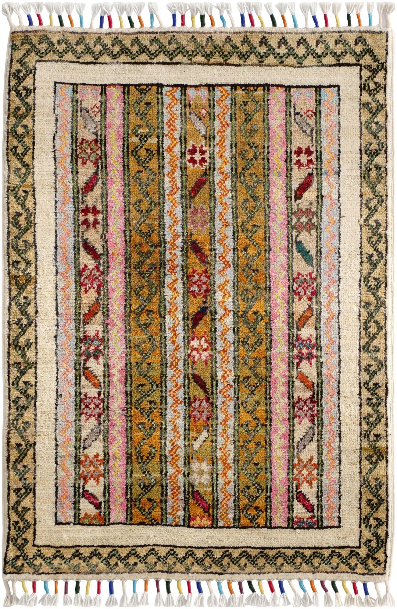 2' x 2' 11 Hand Knotted Modern Ziegler Rug