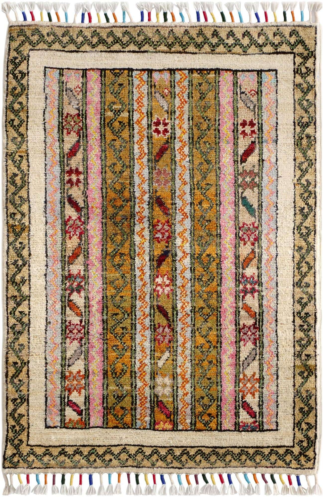 2' x 2' 11 Hand Knotted Modern Ziegler Rug