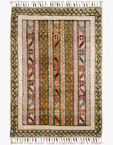 2' x 2' 11 Hand Knotted Modern Ziegler Rug