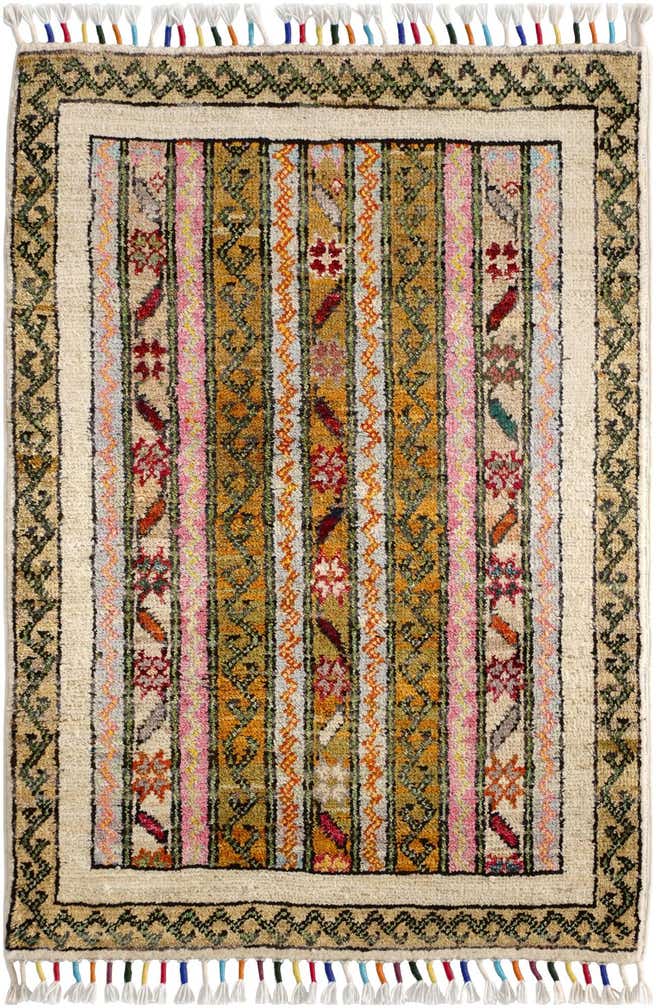 2' x 2' 11 Hand Knotted Modern Ziegler Rug