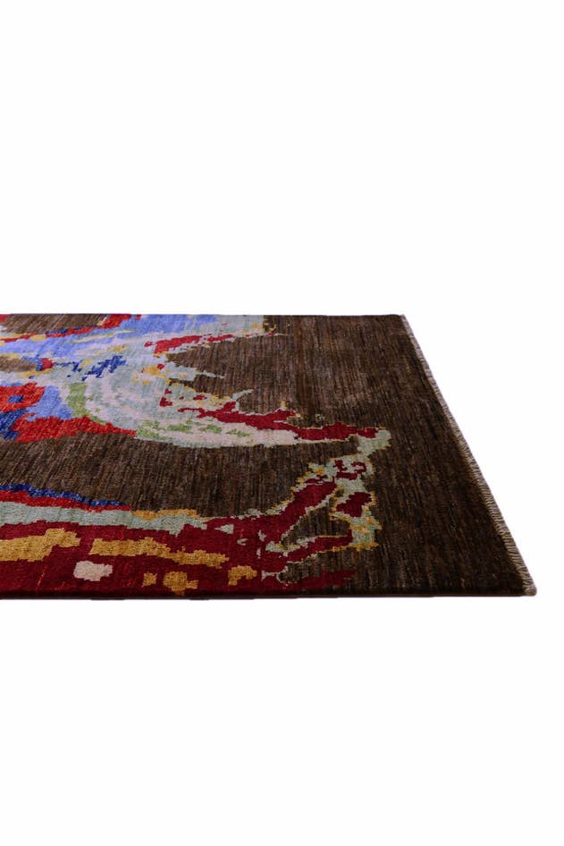 Detail image of 3' 5 x 4' 11 Hand Knotted Modern Ziegler Rug