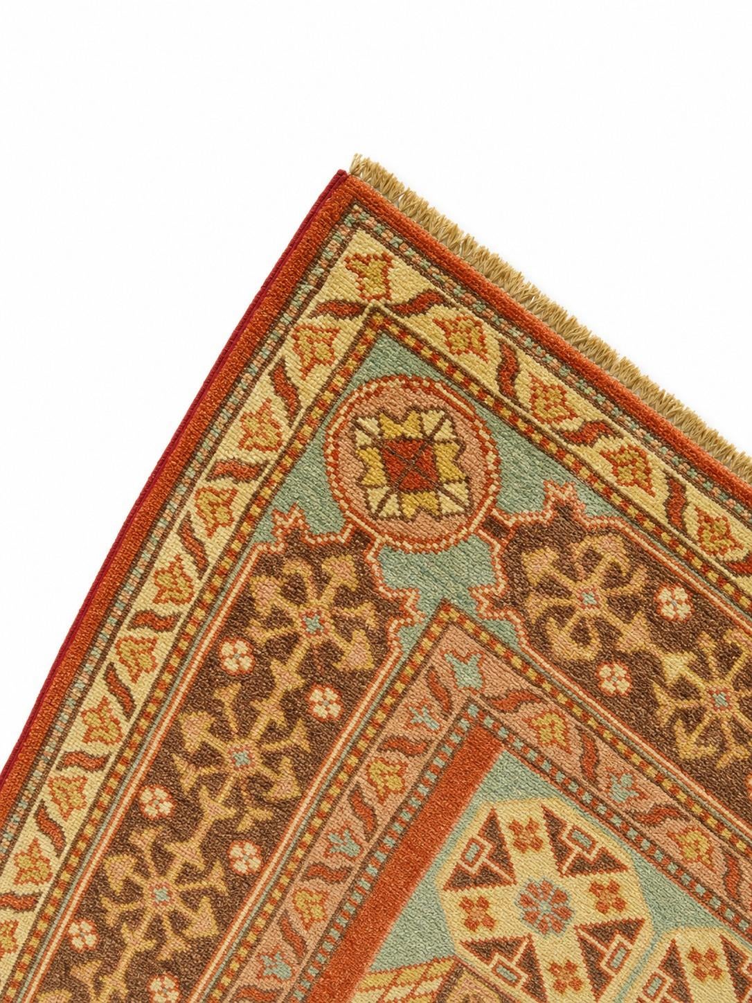 6' 2 x 8' Hand Knotted Modern Ziegler Rug