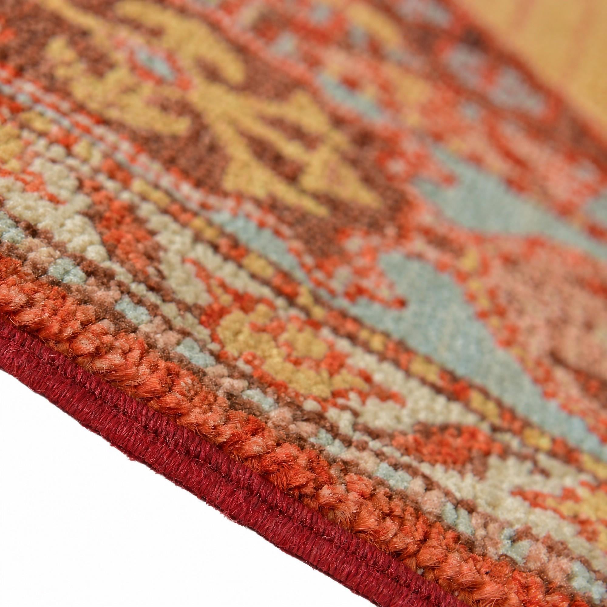 190cm x 245cm Hand Knotted Modern Ziegler Rug