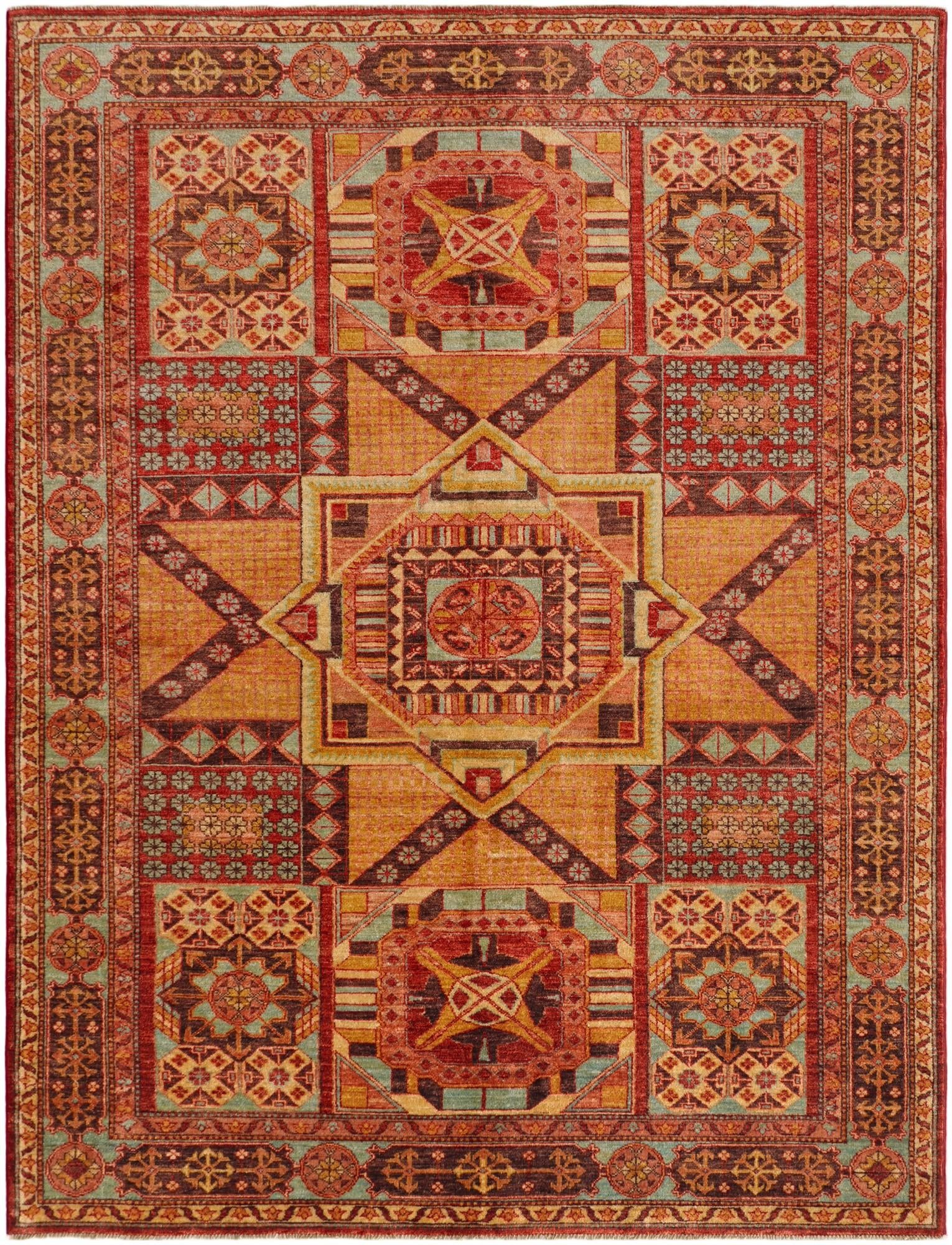 6' 2 x 8' Hand Knotted Modern Ziegler Rug