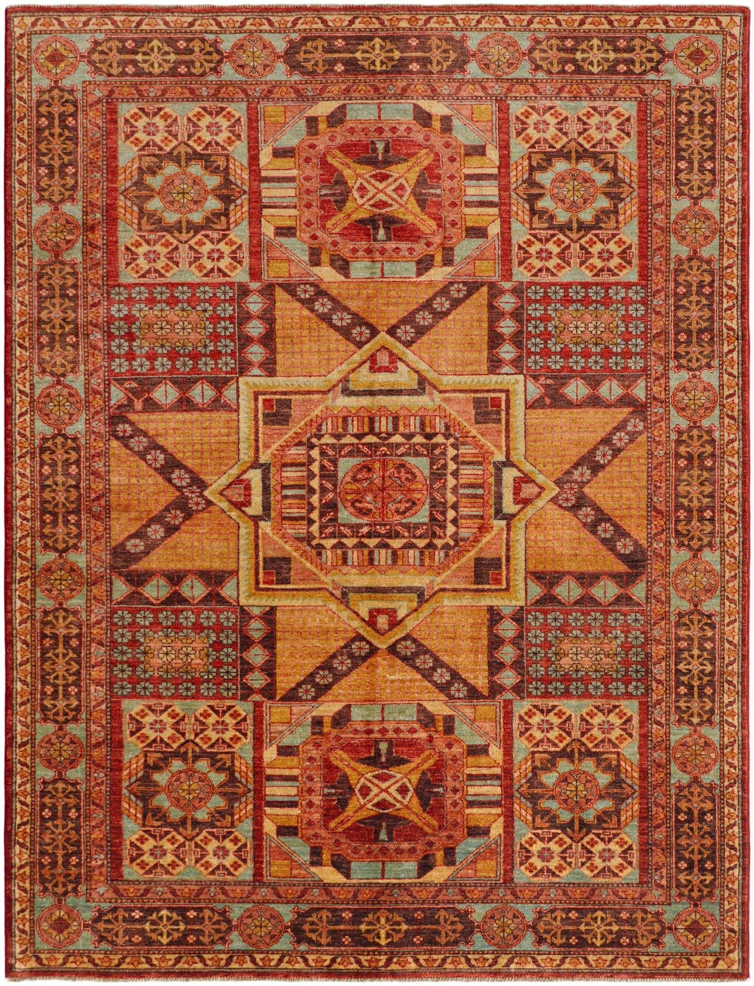 6' 2 x 8' Hand Knotted Modern Ziegler Rug