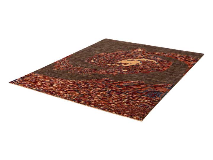5' 3 x 6' 10 Hand Knotted Modern Ziegler Rug